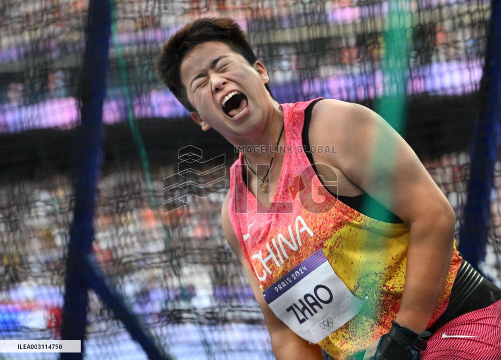 (PARIS2024) FRANCE-PARIS-OLY-ATHLETICS-HAMMER THROW-WOMEN