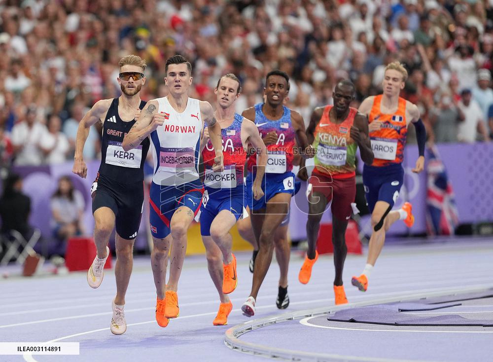 (PARIS2024) FRANCE-PARIS-OLY-ATHLETICS-1500M-MEN