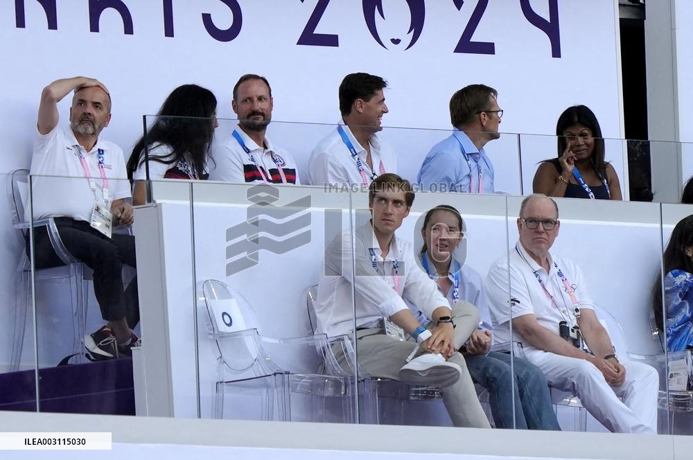 Paris 2024 - Royals At Athletics Events