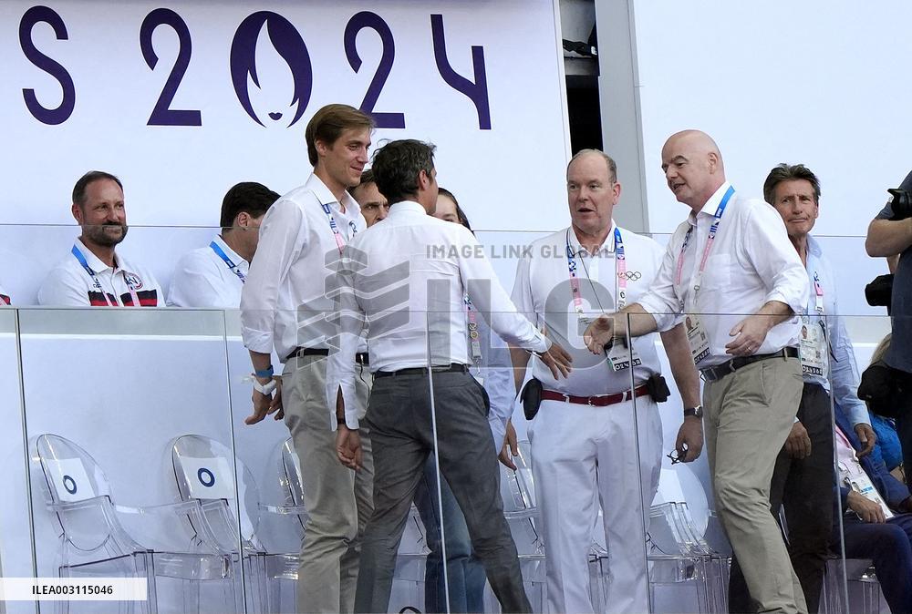 Paris 2024 - Royals At Athletics Events