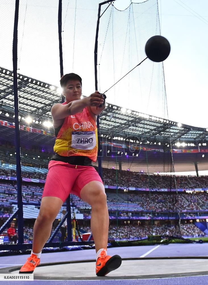 (PARIS2024) FRANCE-PARIS-OLY-ATHLETICS-HAMMER THROW-WOMEN