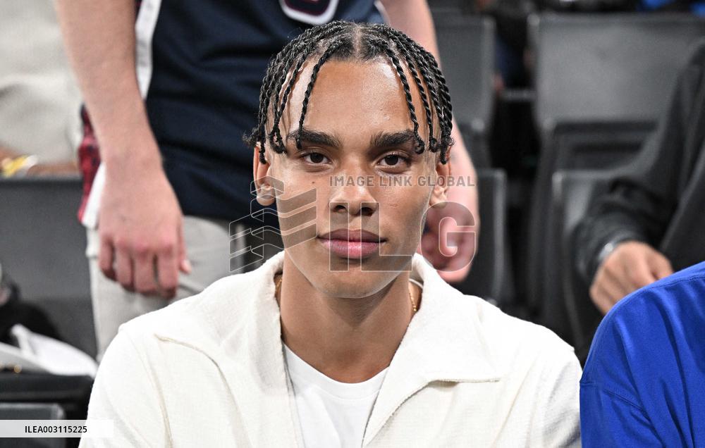 Paris 2024 - Basketball - Alexandre Grimaldi At USA v Brazil