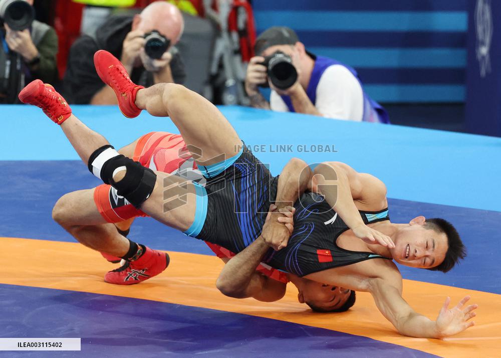 (PARIS2024) FRANCE-PARIS-OLY-WRESTLING