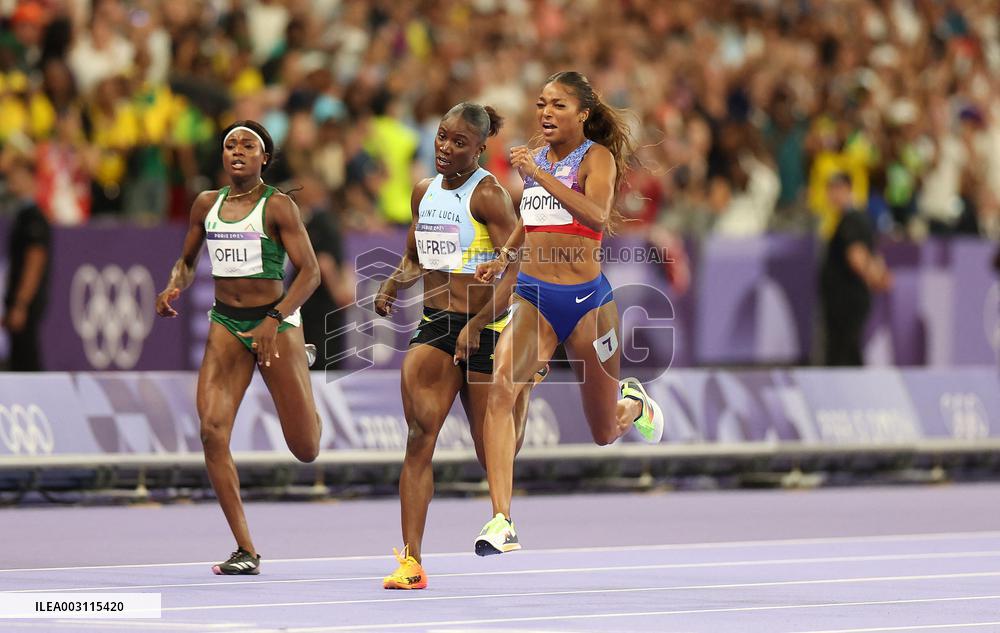 (PARIS2024) FRANCE-PARIS-OLY-ATHLETICS-200M-WOMEN