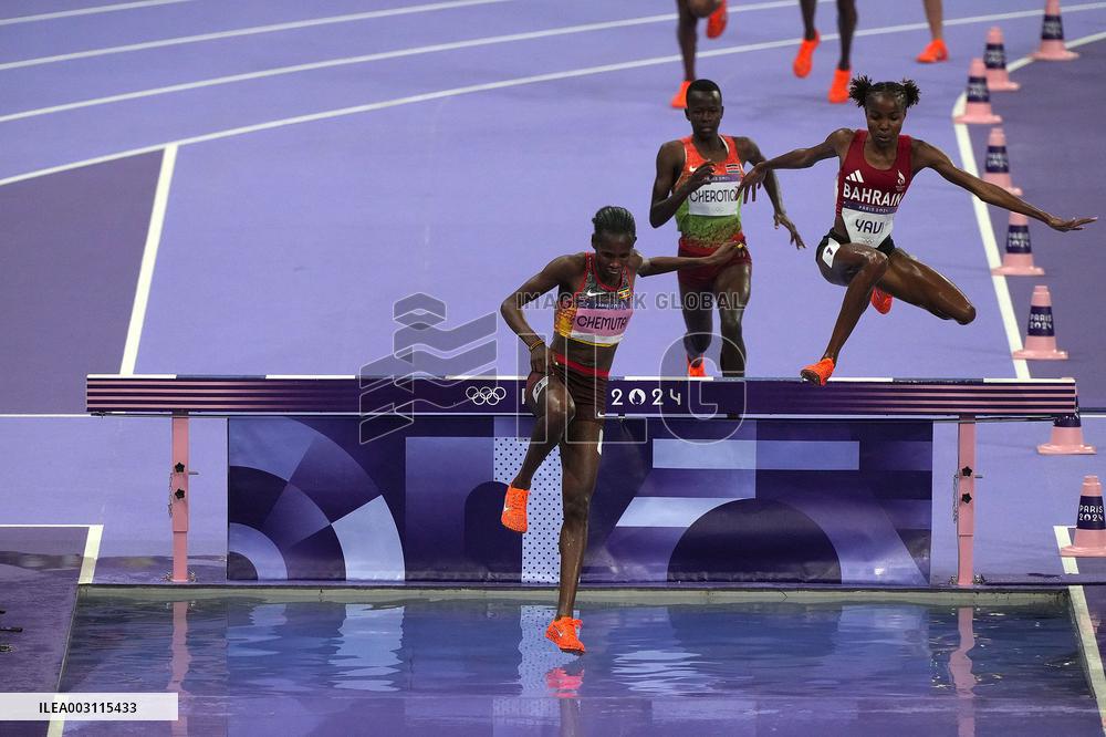 (PARIS2024) FRANCE-PARIS-OLY-ATHLETICS-3000M STEEPLECHASE-WOMEN