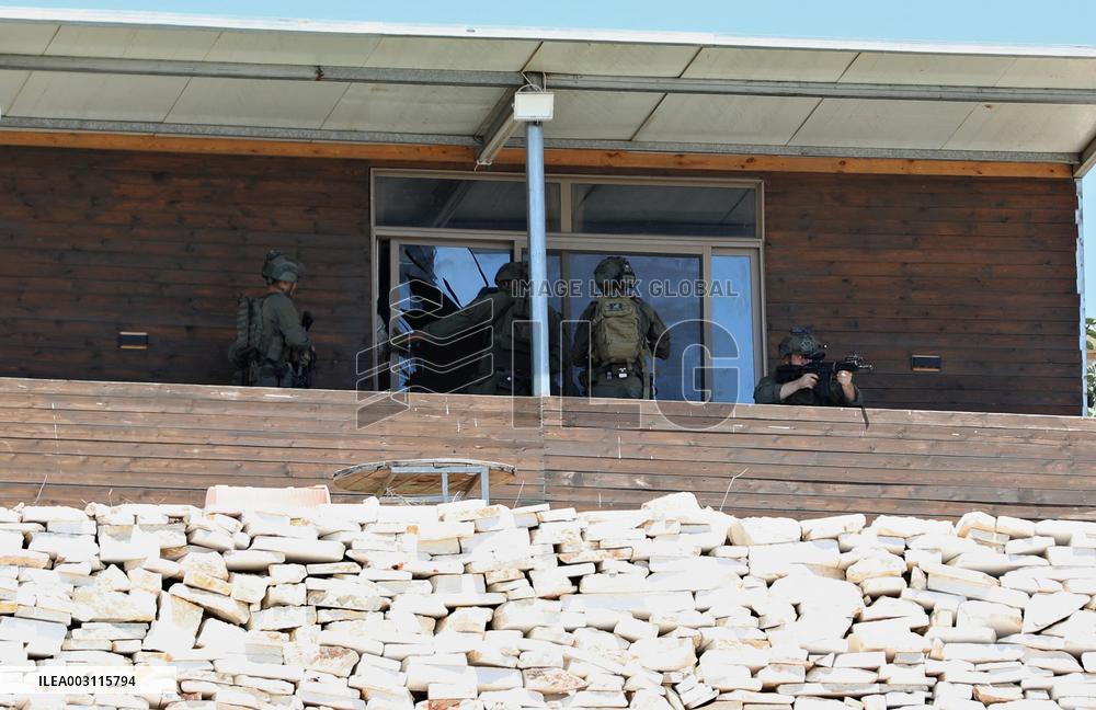 MIDEAST-WEST BANK-KAFR QUD-ISRAEL-RAID