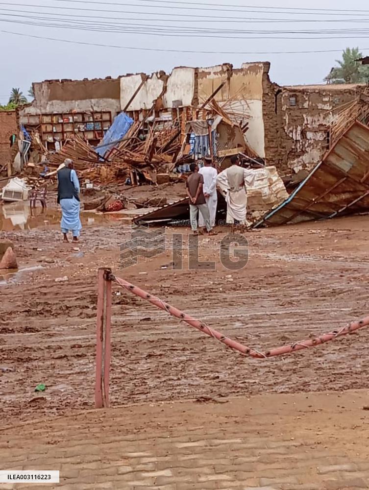 SUDAN-ABU HAMAD-FLOODS-AFTERMATH