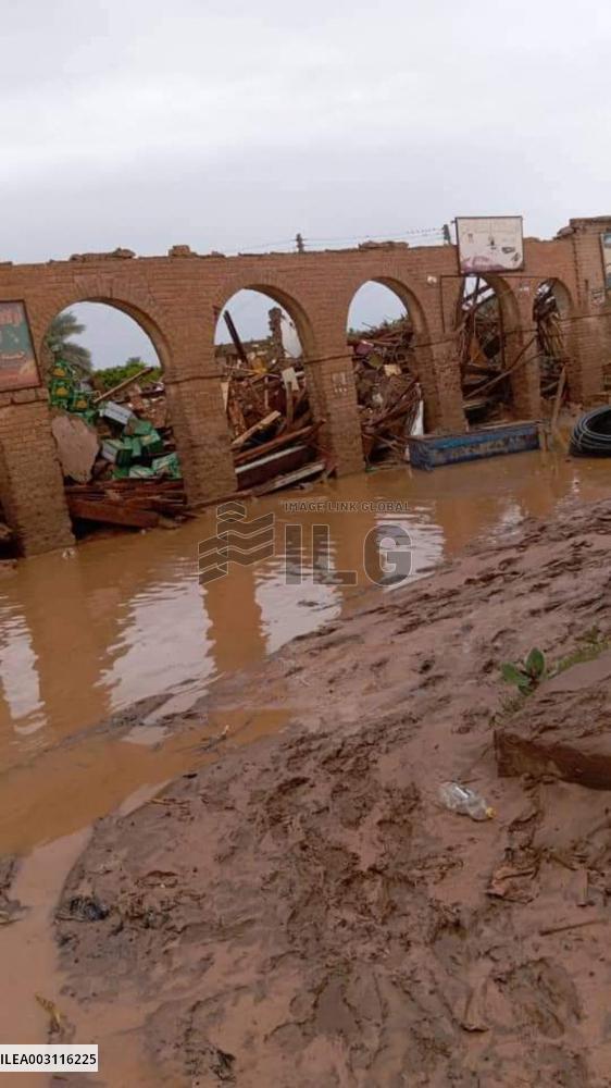 SUDAN-ABU HAMAD-FLOODS-AFTERMATH
