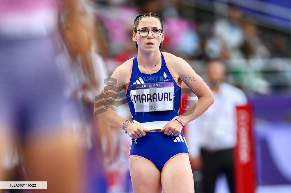 Paris 2024 - France’s Louise Maraval Reaches 400m Hurdles Final