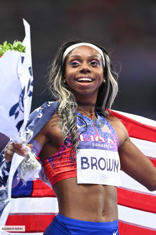 Paris 2024 - USA’s Gabrielle Thomas Takes Gold In 200m