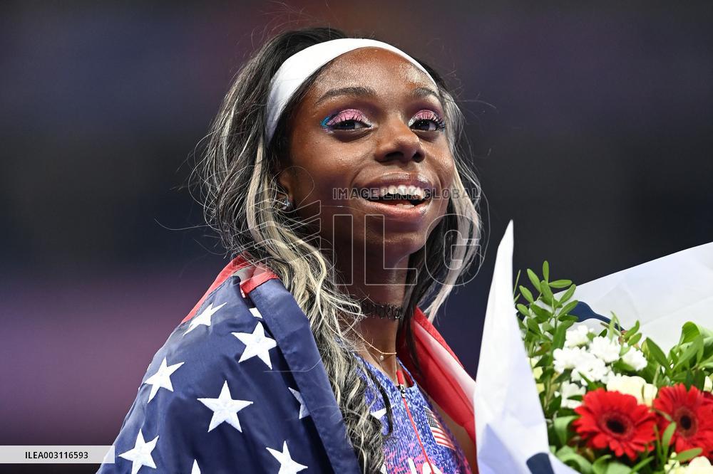 Paris 2024 - USA’s Gabrielle Thomas Takes Gold In 200m