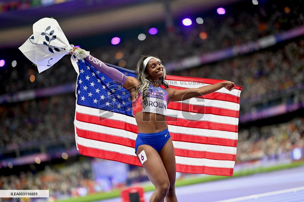 Paris 2024 - USA’s Gabrielle Thomas Takes Gold In 200m