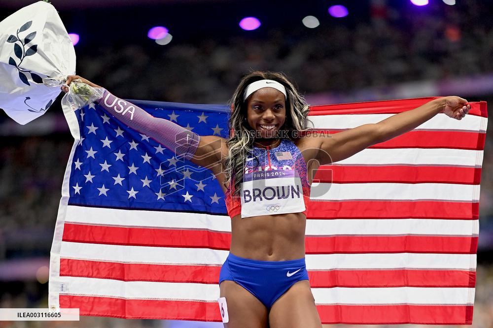 Paris 2024 - USA’s Gabrielle Thomas Takes Gold In 200m