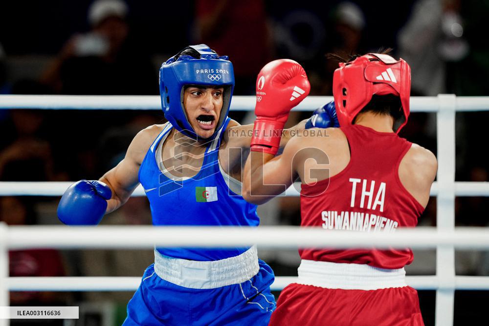 Paris 2024 - Algeria’s Imane Khalif Reaches 66kg Final