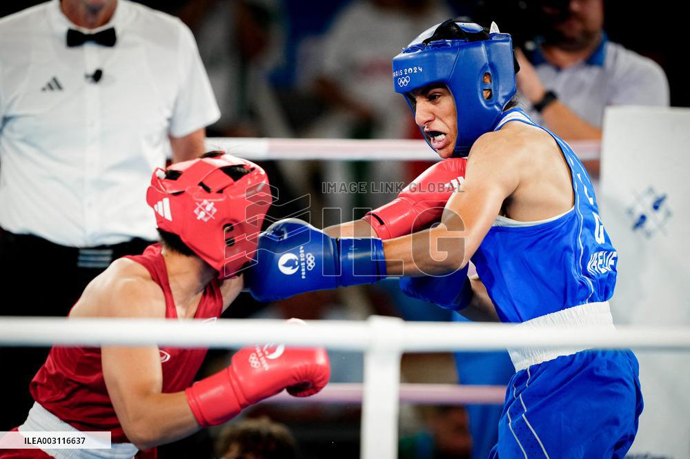 Paris 2024 - Algeria’s Imane Khalif Reaches 66kg Final