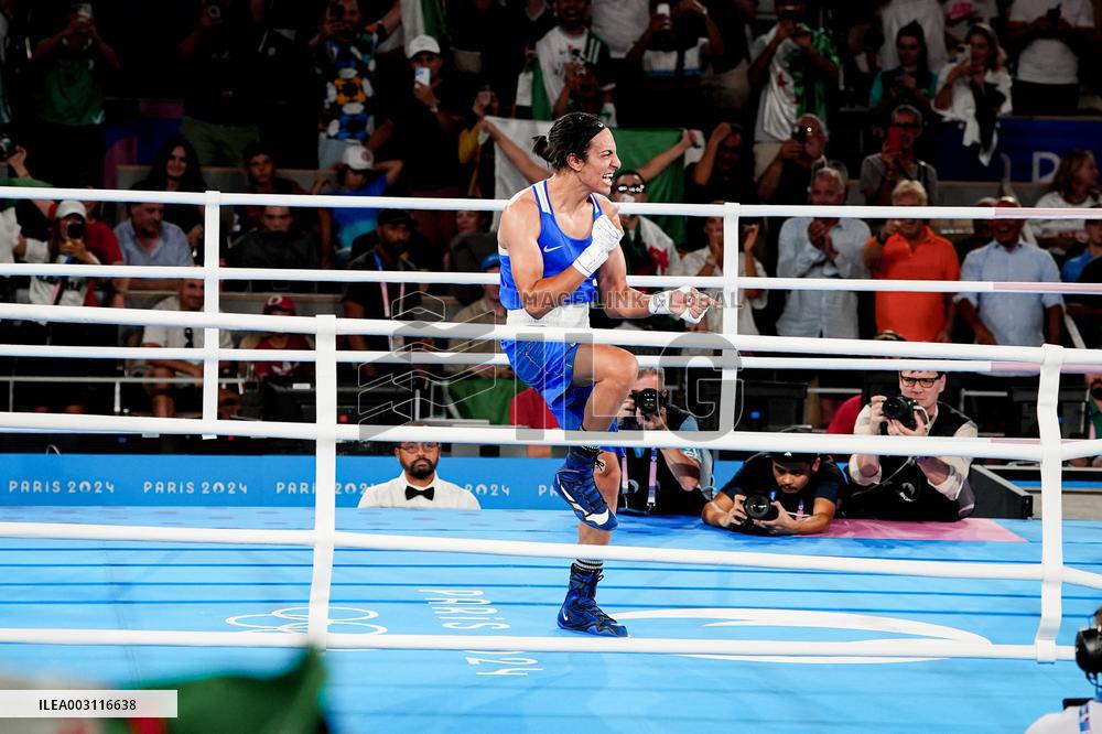 Paris 2024 - Algeria’s Imane Khalif Reaches 66kg Final