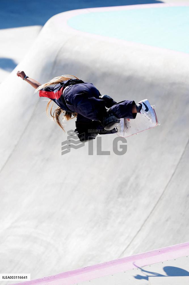 Paris 2024 - Australia’s Arisa Trew Takes Gold In Park Skateboarding