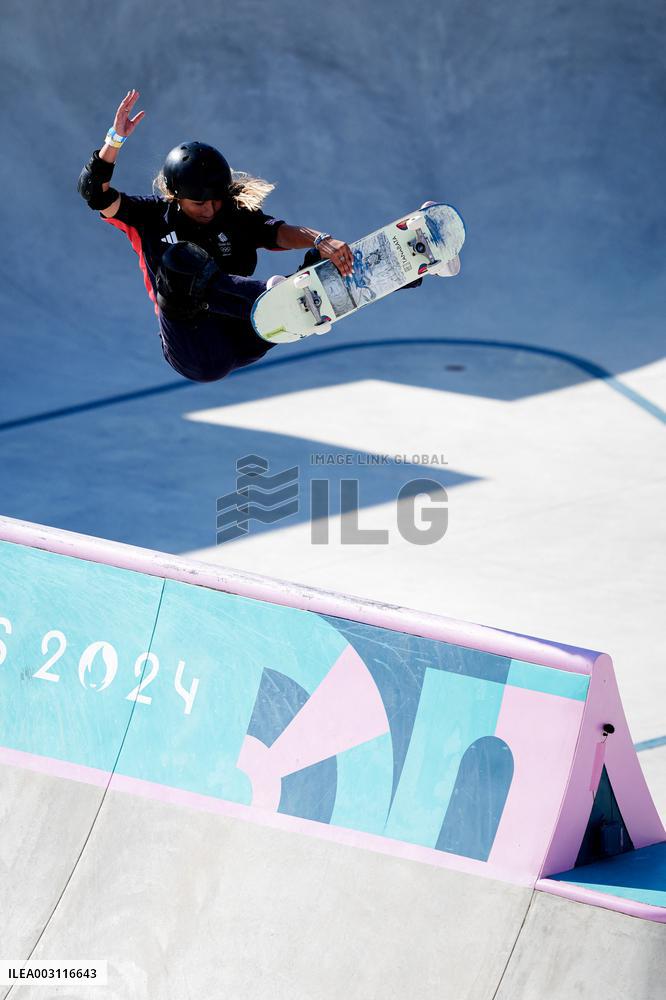 Paris 2024 - Australia’s Arisa Trew Takes Gold In Park Skateboarding