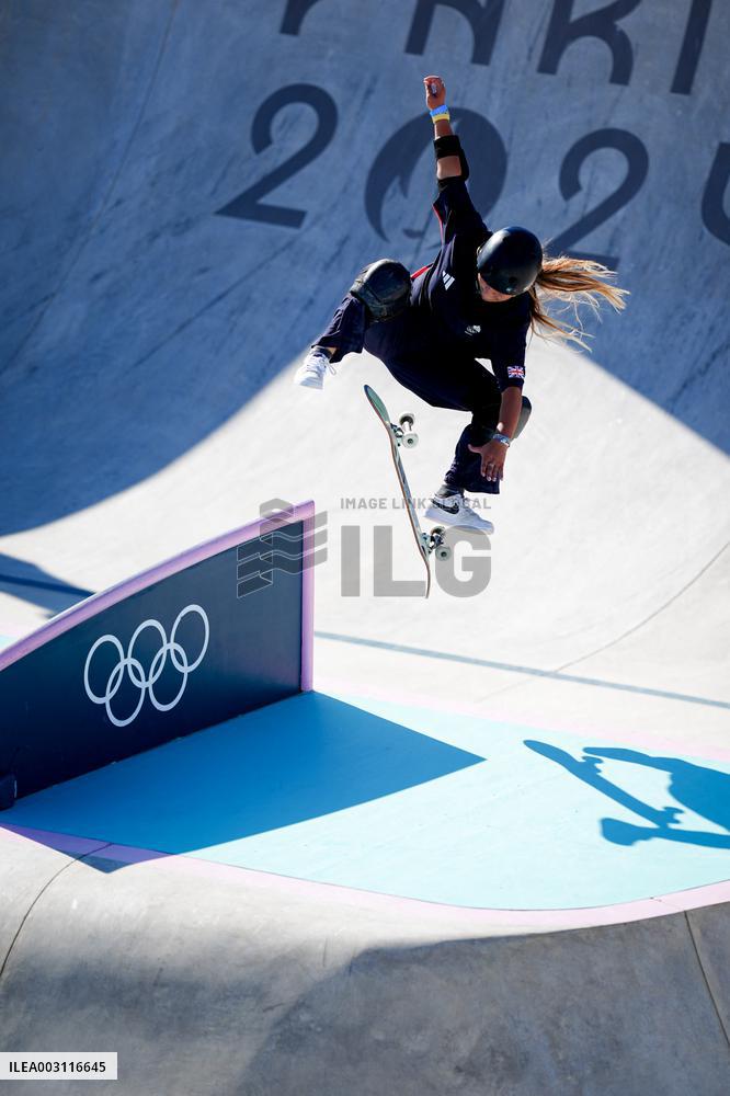 Paris 2024 - Australia’s Arisa Trew Takes Gold In Park Skateboarding