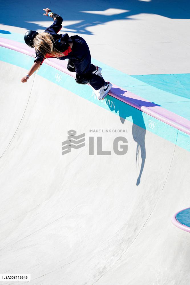 Paris 2024 - Australia’s Arisa Trew Takes Gold In Park Skateboarding