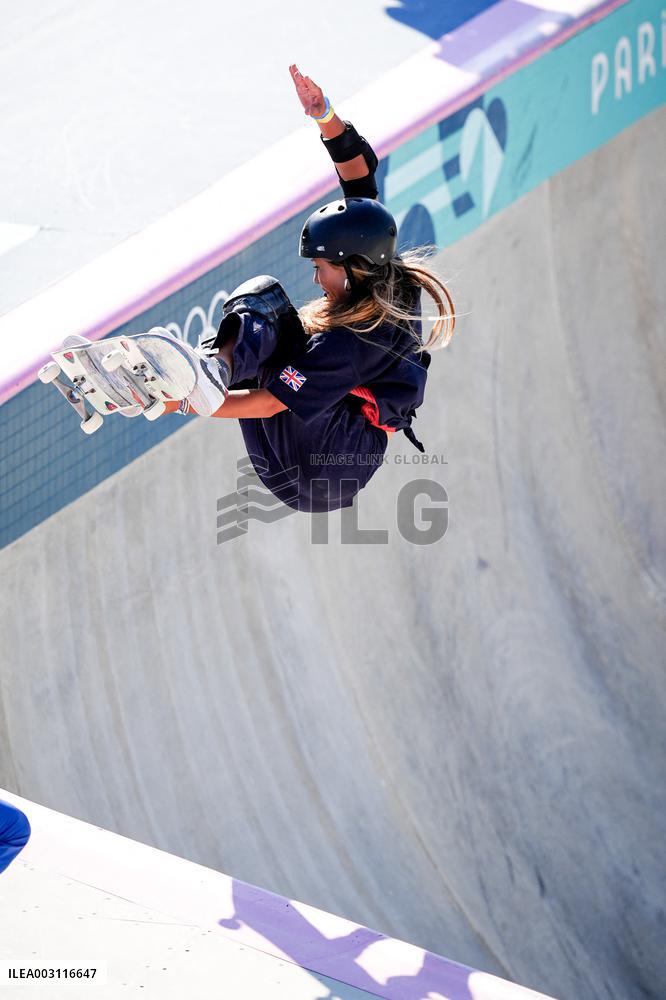Paris 2024 - Australia’s Arisa Trew Takes Gold In Park Skateboarding