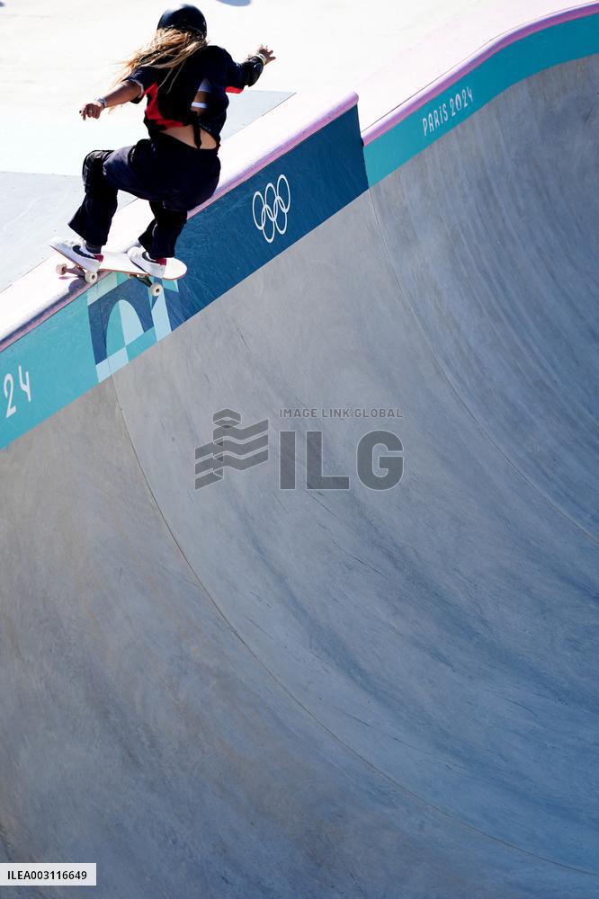 Paris 2024 - Australia’s Arisa Trew Takes Gold In Park Skateboarding