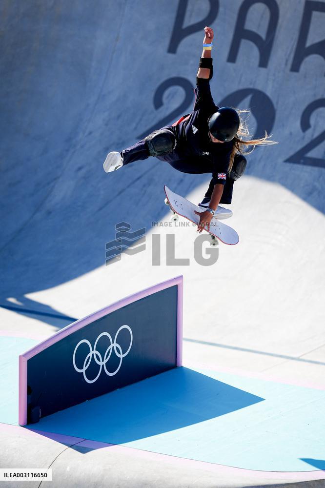 Paris 2024 - Australia’s Arisa Trew Takes Gold In Park Skateboarding