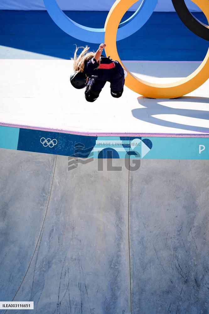 Paris 2024 - Australia’s Arisa Trew Takes Gold In Park Skateboarding