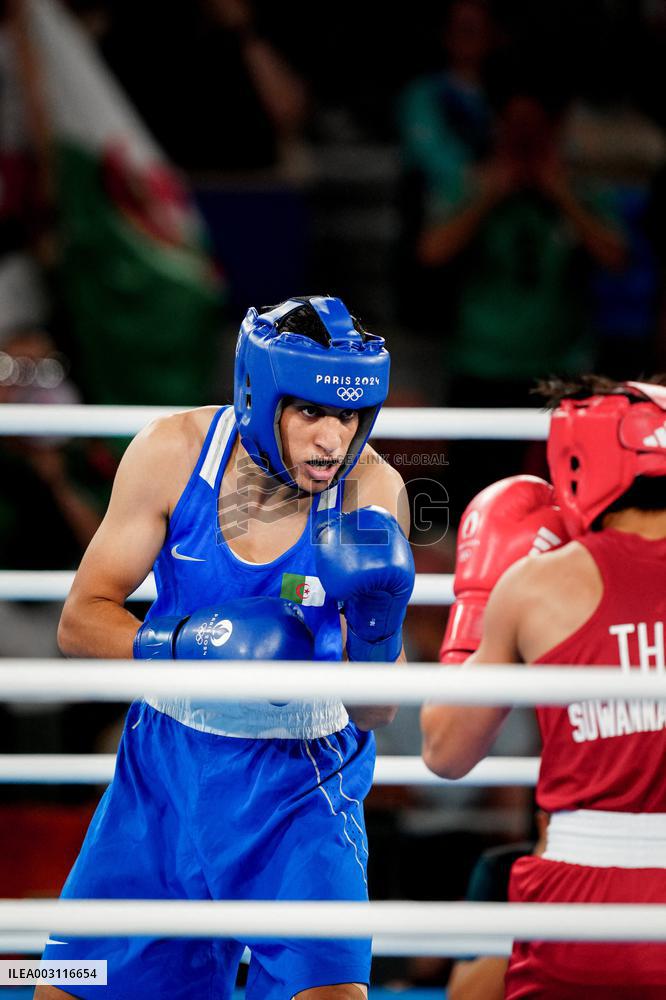 Paris 2024 - Algeria’s Imane Khalif Reaches 66kg Final