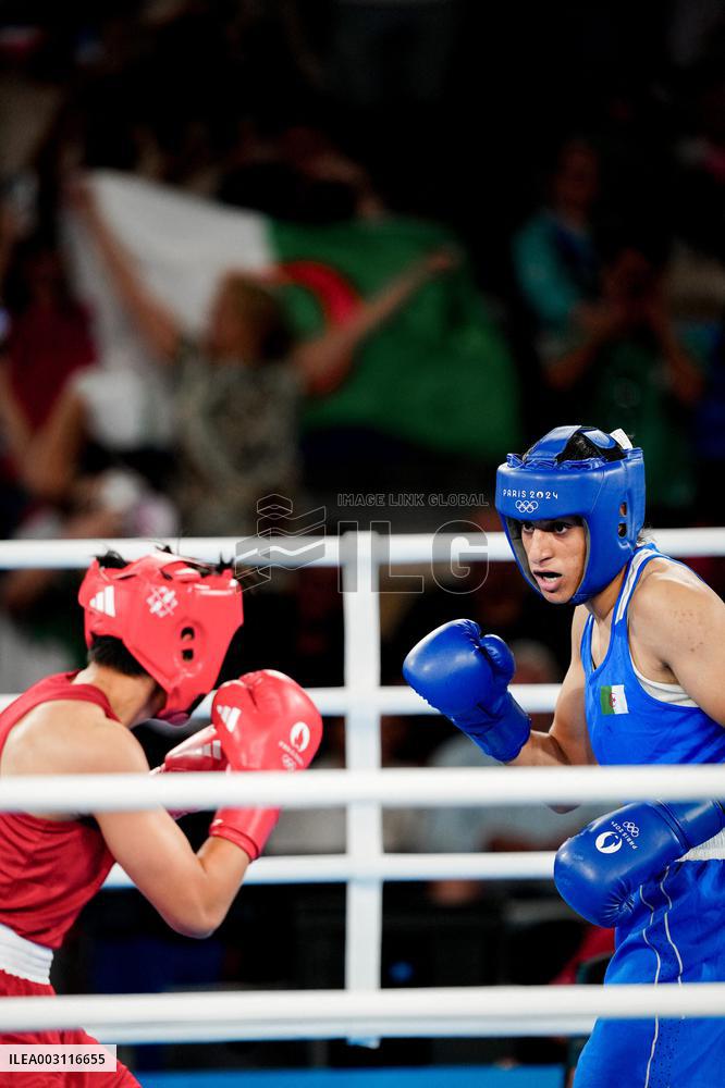 Paris 2024 - Algeria’s Imane Khalif Reaches 66kg Final