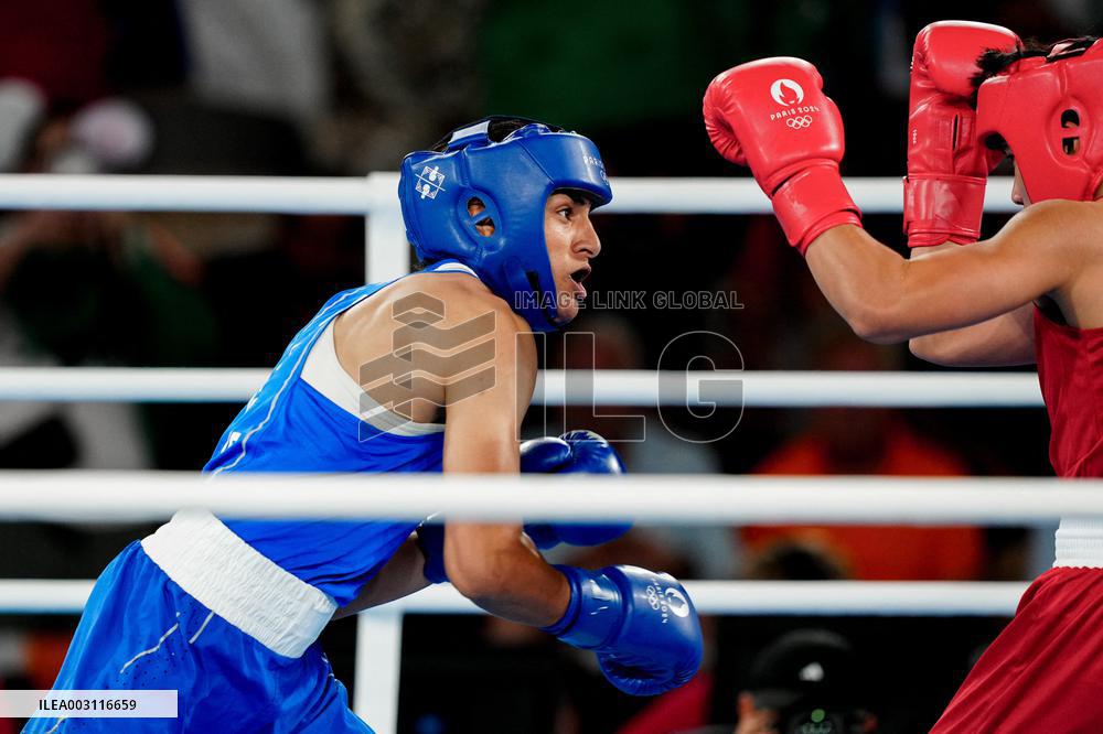 Paris 2024 - Algeria’s Imane Khalif Reaches 66kg Final