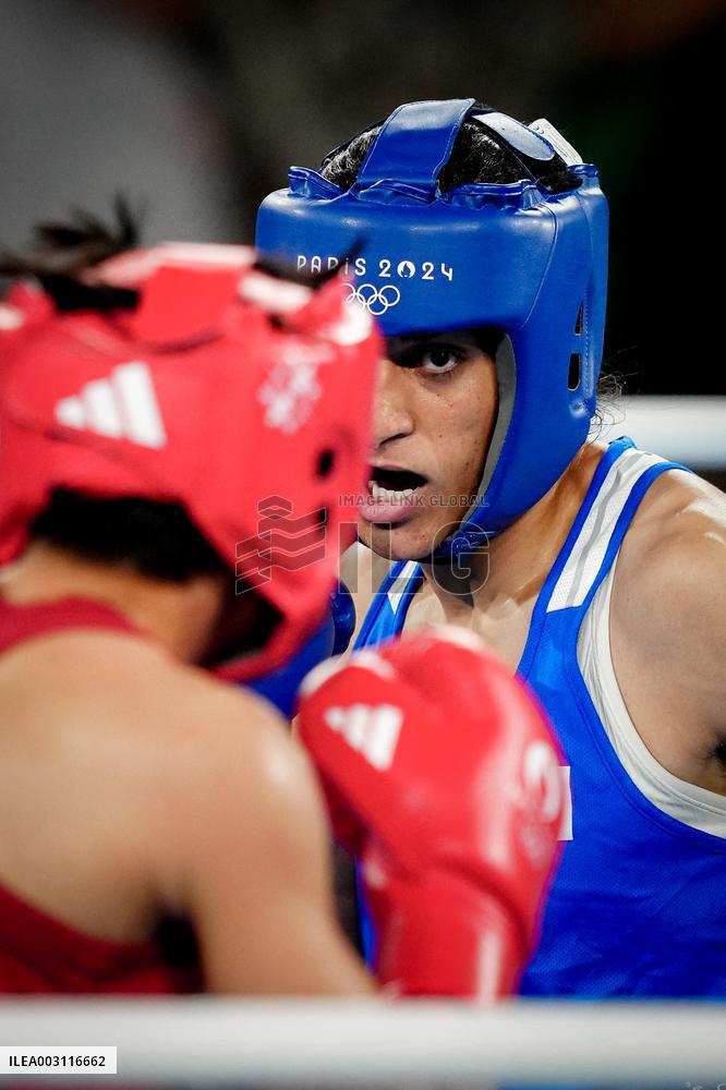 Paris 2024 - Algeria’s Imane Khalif Reaches 66kg Final