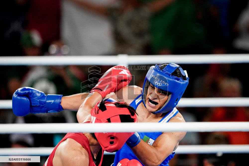 Paris 2024 - Algeria’s Imane Khalif Reaches 66kg Final