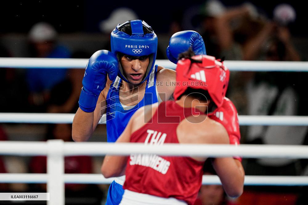 Paris 2024 - Algeria’s Imane Khalif Reaches 66kg Final