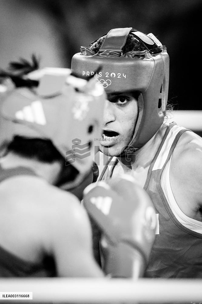 Paris 2024 - Algeria’s Imane Khalif Reaches 66kg Final