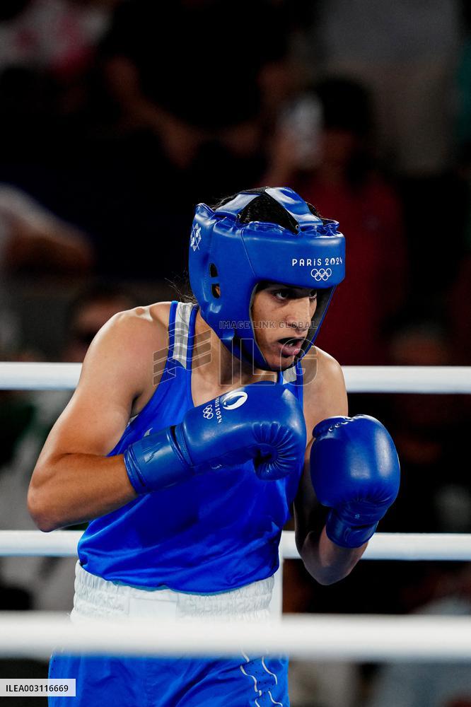 Paris 2024 - Algeria’s Imane Khalif Reaches 66kg Final