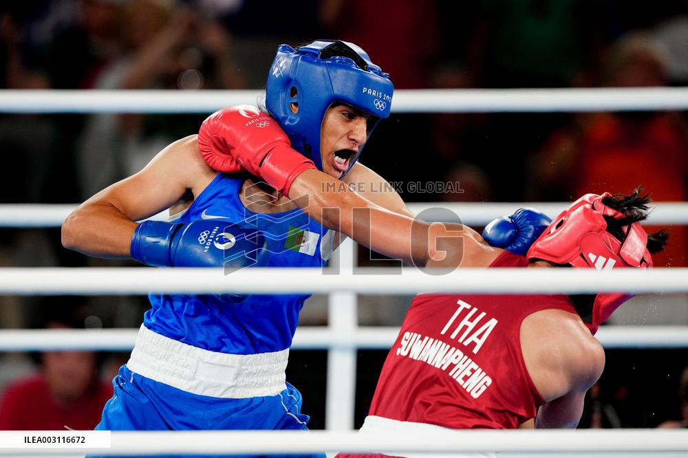 Paris 2024 - Algeria’s Imane Khalif Reaches 66kg Final