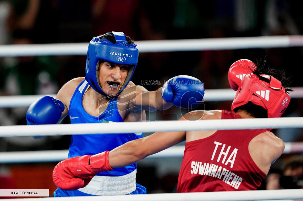 Paris 2024 - Algeria’s Imane Khalif Reaches 66kg Final