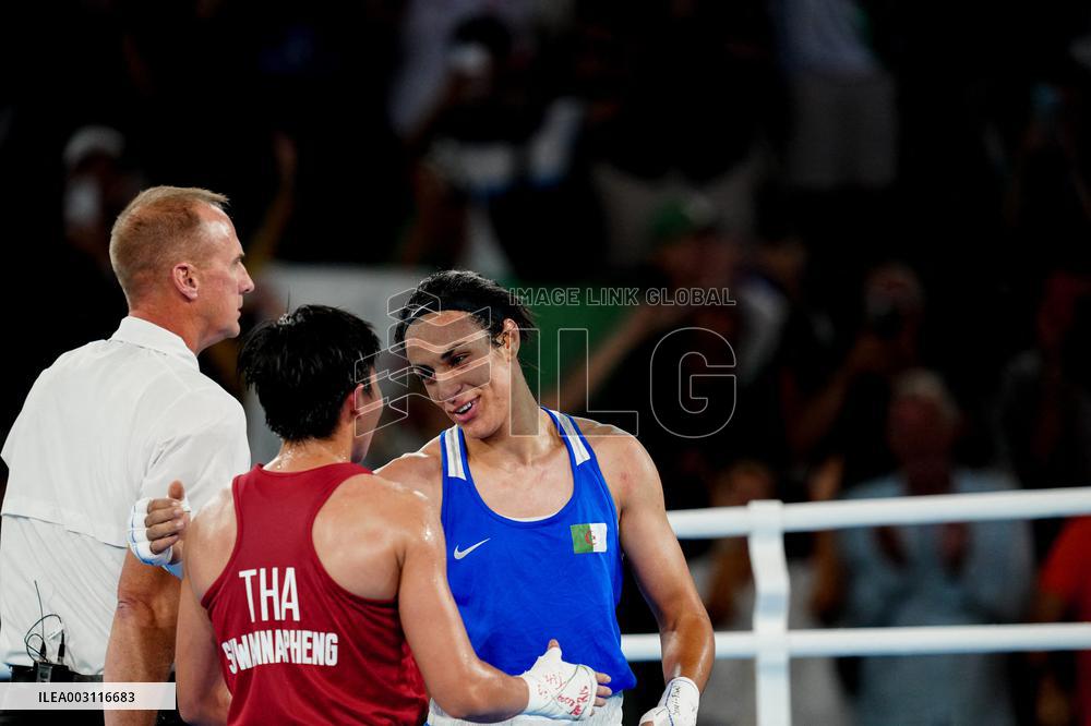 Paris 2024 - Algeria’s Imane Khalif Reaches 66kg Final