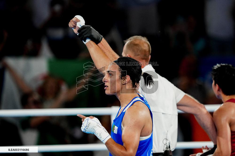 Paris 2024 - Algeria’s Imane Khalif Reaches 66kg Final