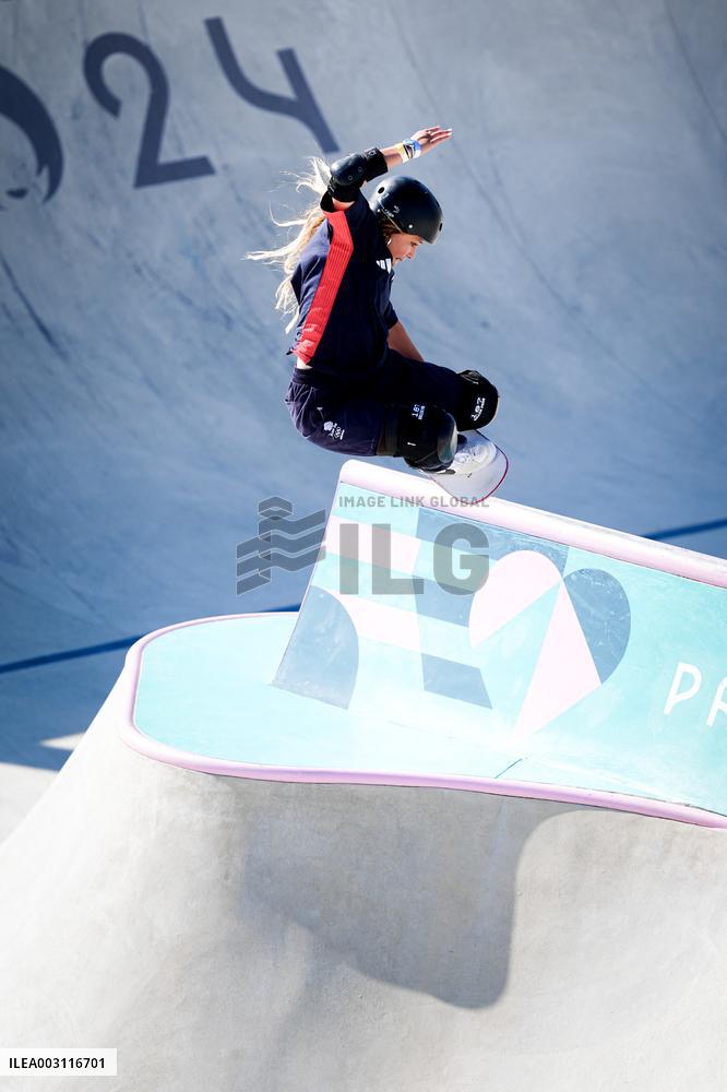 Paris 2024 - Australia’s Arisa Trew Takes Gold In Park Skateboarding