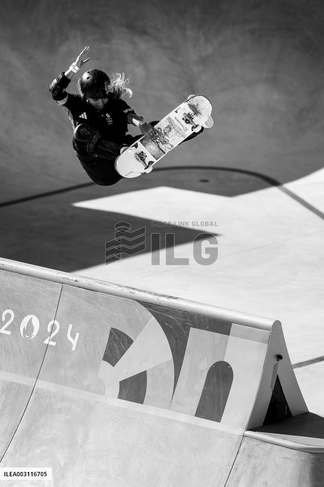 Paris 2024 - Australia’s Arisa Trew Takes Gold In Park Skateboarding