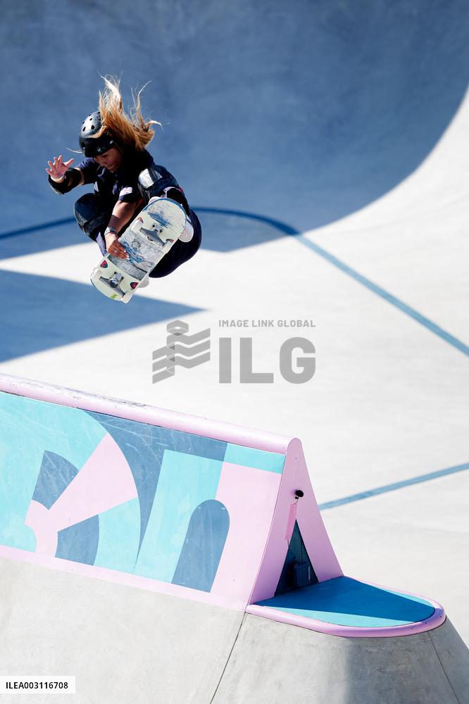 Paris 2024 - Australia’s Arisa Trew Takes Gold In Park Skateboarding