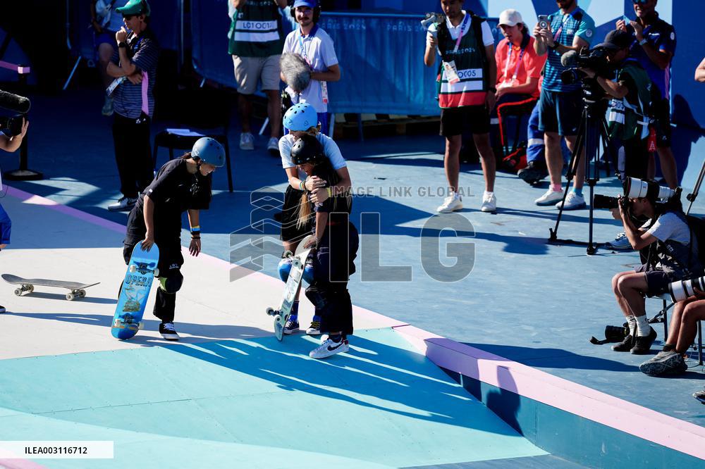 Paris 2024 - Australia’s Arisa Trew Takes Gold In Park Skateboarding
