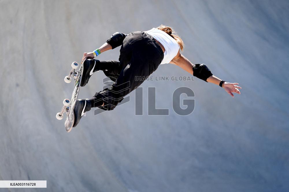 Paris 2024 - Australia’s Arisa Trew Takes Gold In Park Skateboarding