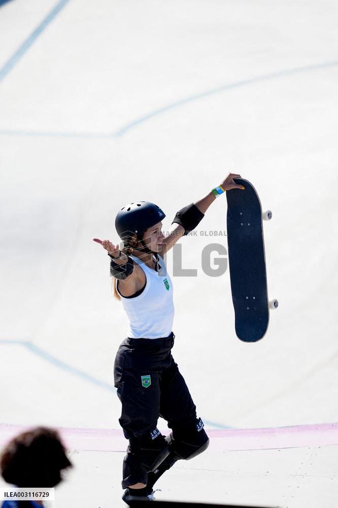 Paris 2024 - Australia’s Arisa Trew Takes Gold In Park Skateboarding