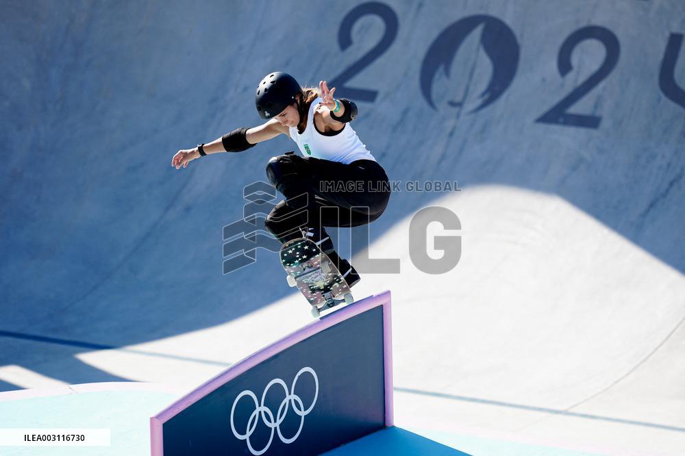 Paris 2024 - Australia’s Arisa Trew Takes Gold In Park Skateboarding