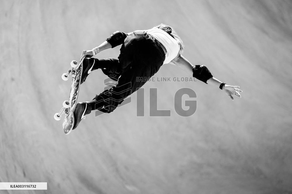 Paris 2024 - Australia’s Arisa Trew Takes Gold In Park Skateboarding