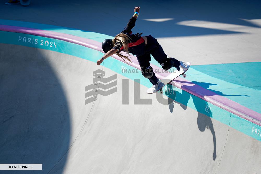 Paris 2024 - Australia’s Arisa Trew Takes Gold In Park Skateboarding