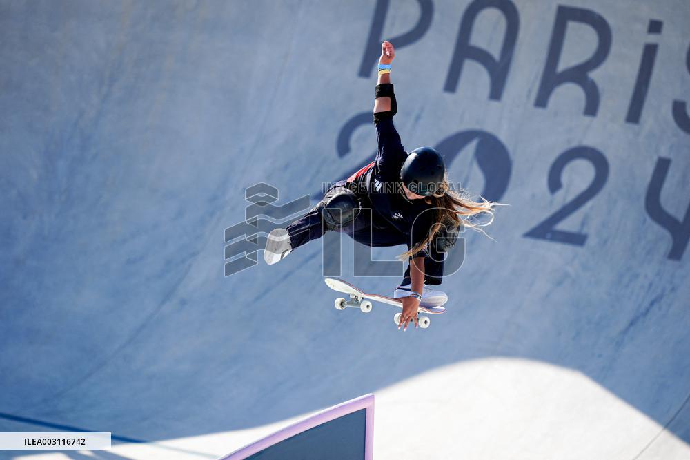 Paris 2024 - Australia’s Arisa Trew Takes Gold In Park Skateboarding
